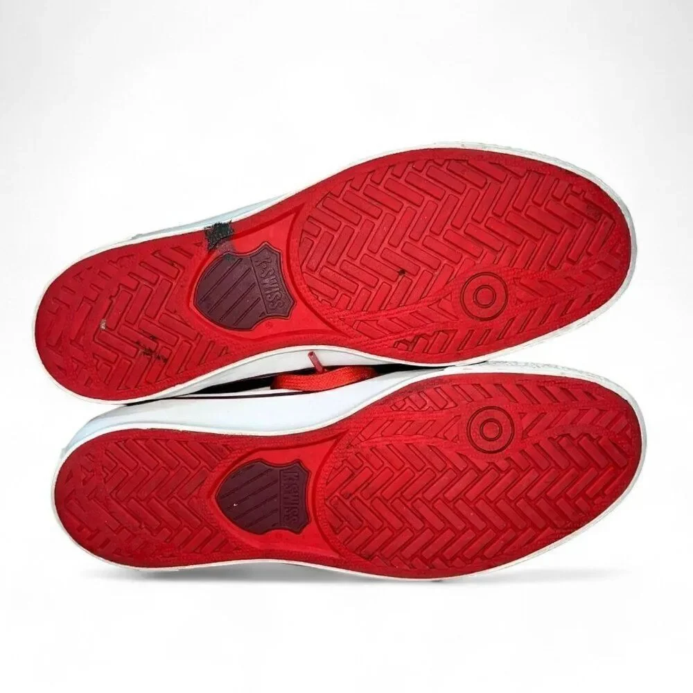 K-Swiss Clean Laguna Casual Sneakers Tawny Port / Fiery‎ Red Women's 6.5